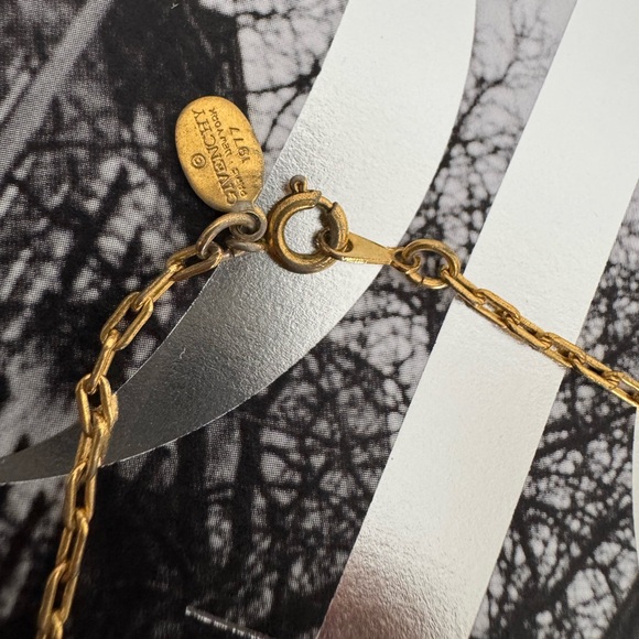 GIVENCHY Gold Plated Necklace in Good Used Condition - Picture 5 of 17